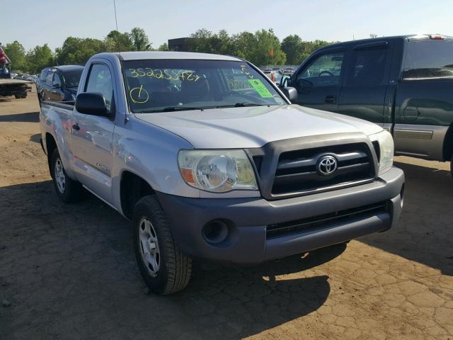 5TENX22N16Z250605 - 2006 TOYOTA TACOMA SILVER photo 1