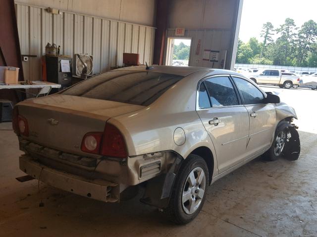 1G1ZG57B08F221039 - 2008 CHEVROLET MALIBU LS TAN photo 4
