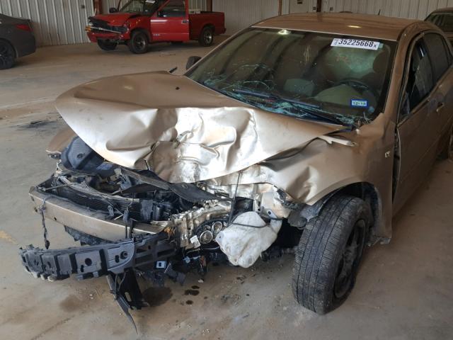 1G1ZG57B08F221039 - 2008 CHEVROLET MALIBU LS TAN photo 9