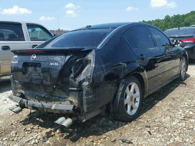 1N4BA41E68C811342 - 2008 NISSAN MAXIMA SE BLACK photo 4