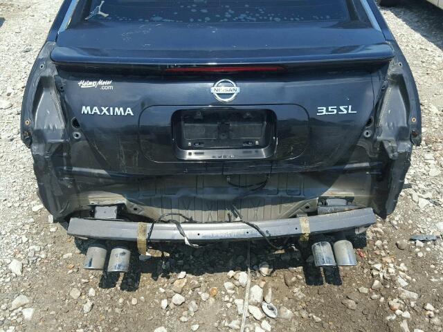 1N4BA41E68C811342 - 2008 NISSAN MAXIMA SE BLACK photo 9