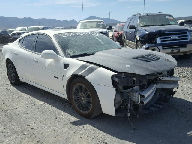 2G2WC58C281132677 - 2008 PONTIAC GRAND PRIX WHITE photo 1