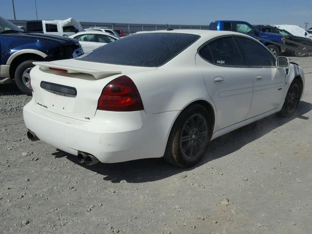2G2WC58C281132677 - 2008 PONTIAC GRAND PRIX WHITE photo 4