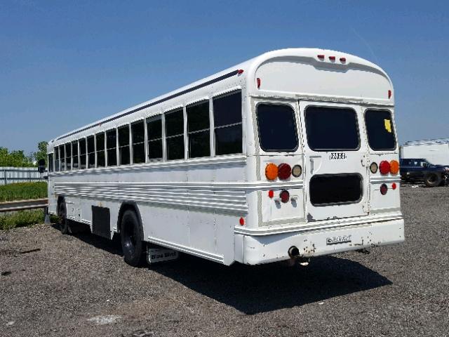 1BABKCKA57F246392 - 2007 BLUE BIRD SCHOOL BUS WHITE photo 3