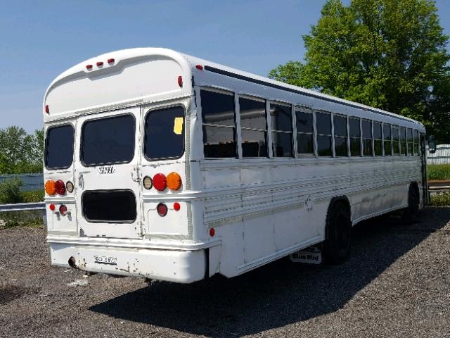 1BABKCKA57F246392 - 2007 BLUE BIRD SCHOOL BUS WHITE photo 4