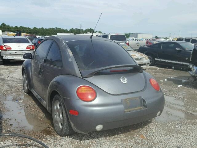 3VWCK21C73M424818 - 2003 VOLKSWAGEN NEW BEETLE გრაფიტი ფოტო 3