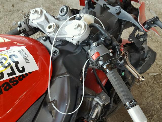 JKAZX4P197A007522 - 2007 KAWASAKI ZX600 P RED photo 5