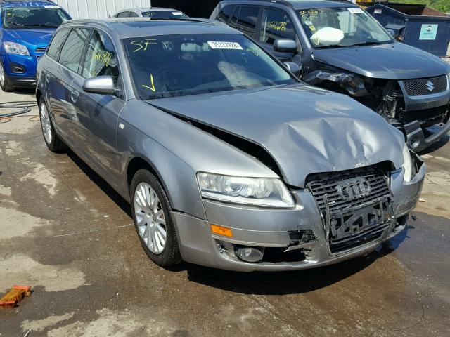 WAUKH74F06N137456 - 2006 AUDI A6 AVANT Q GRAY photo 1