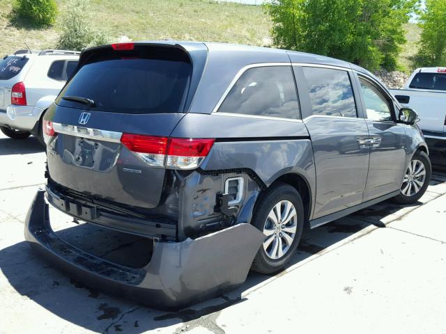 5FNRL5H3XHB023261 - 2017 HONDA ODYSSEY SE GRAY photo 4