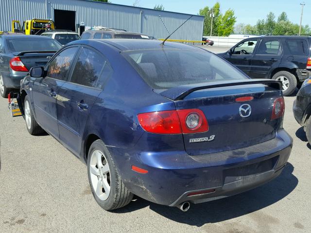 JM1BK32F161473107 - 2006 MAZDA 3 I BLUE photo 3