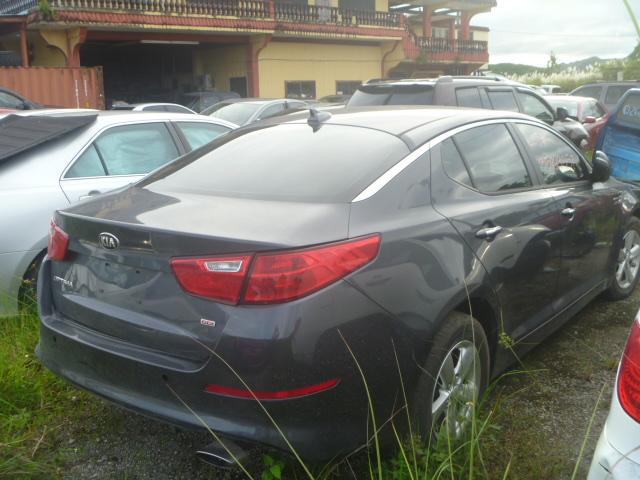 KNAGM4A77F5556563 - 2015 KIA OPTIMA LX GRAY photo 4