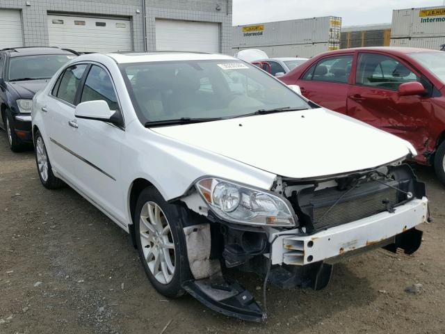 1G1ZE5EU4BF358597 - 2011 CHEVROLET MALIBU LTZ WHITE photo 1