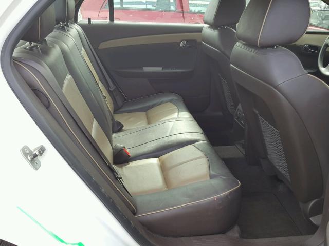 1G1ZE5EU4BF358597 - 2011 CHEVROLET MALIBU LTZ WHITE photo 6