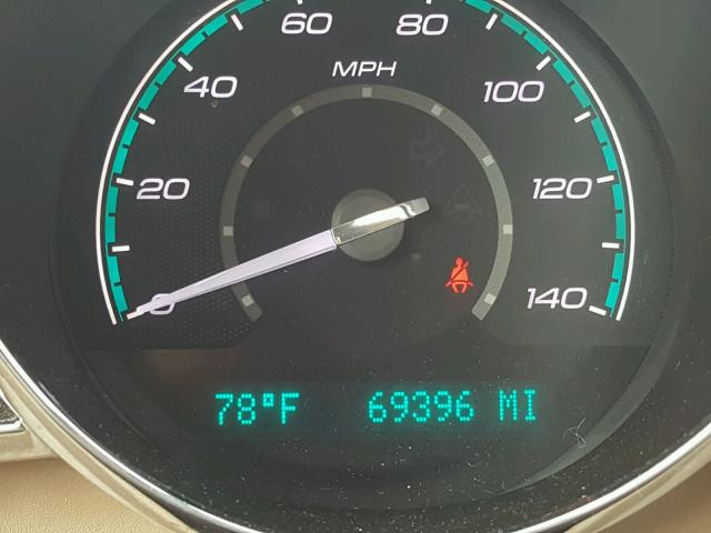 1G1ZE5EU4BF358597 - 2011 CHEVROLET MALIBU LTZ WHITE photo 8