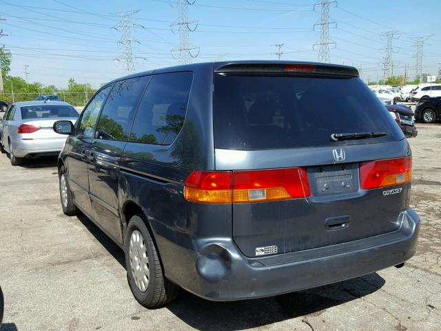 5FNRL18533B082851 - 2003 HONDA ODYSSEY LX GRAY photo 3