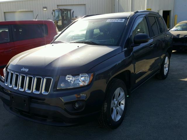 1C4NJDBB5ED815898 - 2014 JEEP COMPASS SP GRAY photo 2