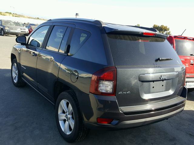 1C4NJDBB5ED815898 - 2014 JEEP COMPASS SP GRAY photo 3