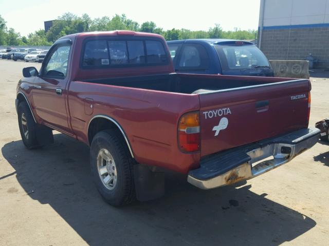 4TAPM62N4XZ568090 - 1999 TOYOTA TACOMA RED photo 3