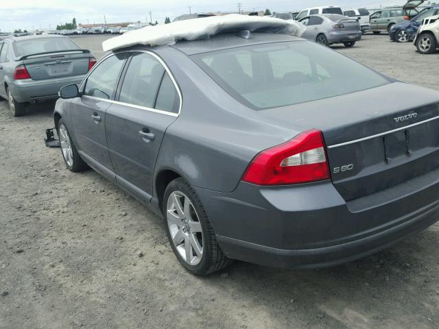 YV1AS982871033626 - 2007 VOLVO S80 3.2 GRAY photo 3