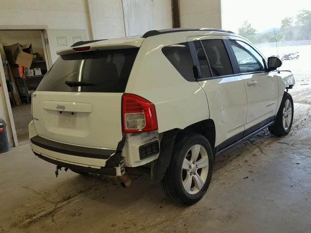 1C4NJDBB8CD625798 - 2012 JEEP COMPASS SP WHITE photo 4