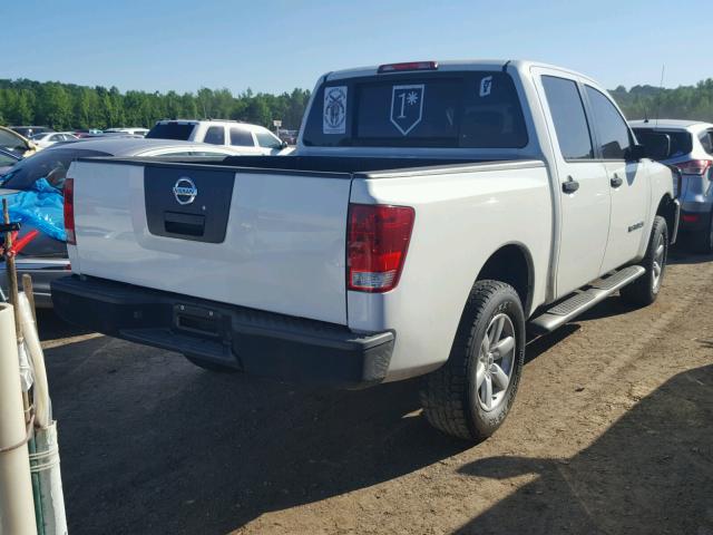 1N6AA07C38N336108 - 2008 NISSAN TITAN XE WHITE photo 4