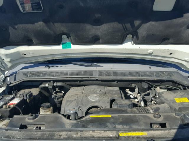 1N6AA07C38N336108 - 2008 NISSAN TITAN XE WHITE photo 7