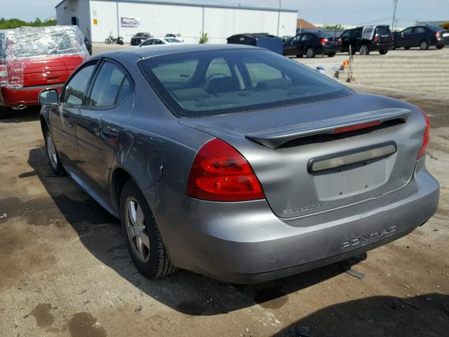 2G2WP552681155136 - 2008 PONTIAC GRAND PRIX GRAY photo 3