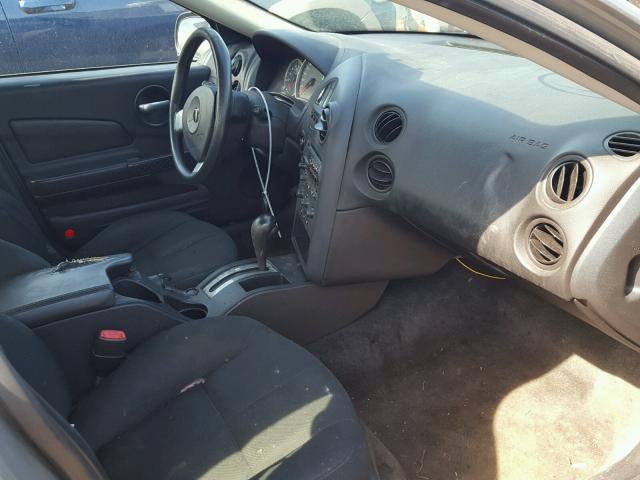 2G2WP552681155136 - 2008 PONTIAC GRAND PRIX GRAY photo 5