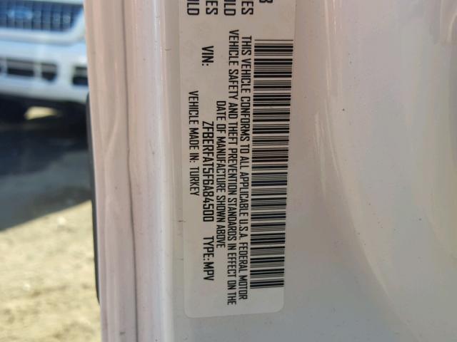 ZFBERFAT5F6A84500 - 2015 RAM PROMASTER 白色 照片 10