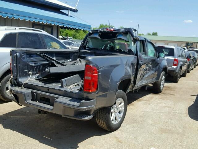 1GCGSBE30F1176119 - 2015 CHEVROLET COLORADO L GRAY photo 4