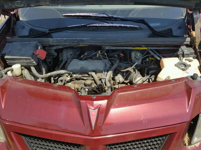 3G7DB03E22S554038 - 2002 PONTIAC AZTEK RED photo 7