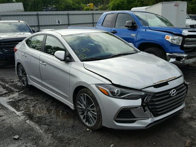 KMHD04LB7HU335035 - 2017 HYUNDAI ELANTRA SP SILVER photo 1