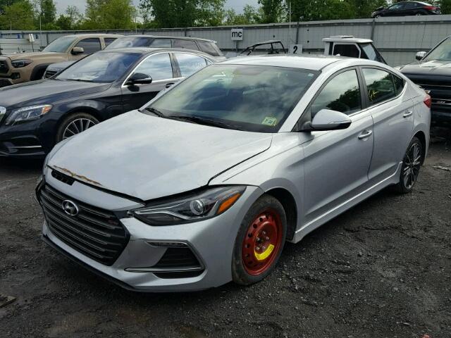 KMHD04LB7HU335035 - 2017 HYUNDAI ELANTRA SP SILVER photo 2