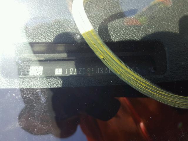 1G1ZC5EU8BF103053 - 2011 CHEVROLET MALIBU 1LT 棕色 照片 10