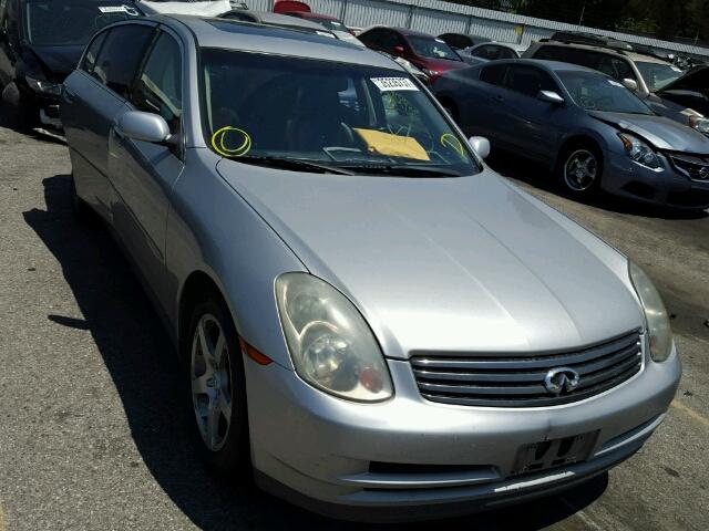 JNKCV51E13M019304 - 2003 INFINITI G35 SILVER photo 1