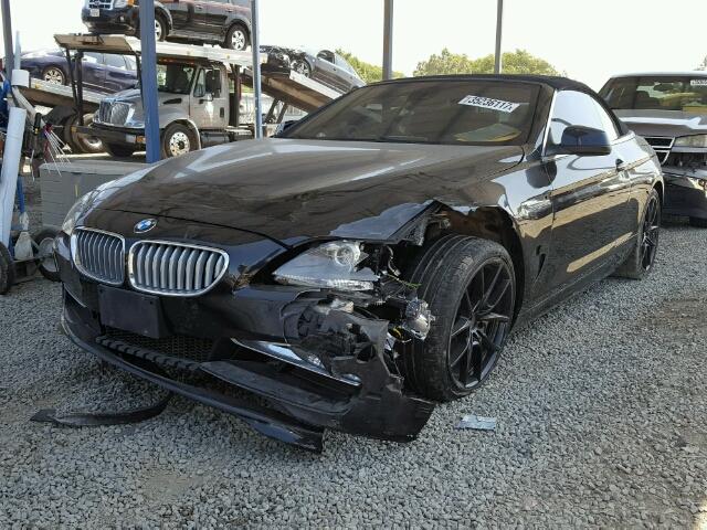 WBALZ3C59CDL71910 - 2012 BMW 650I BLACK photo 2