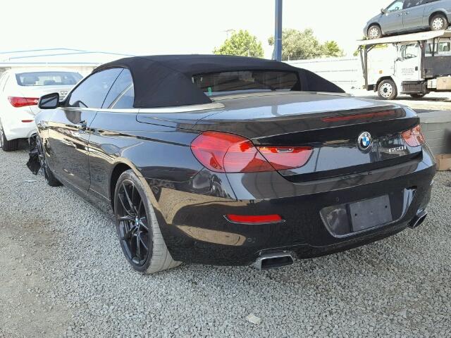 WBALZ3C59CDL71910 - 2012 BMW 650I BLACK photo 3