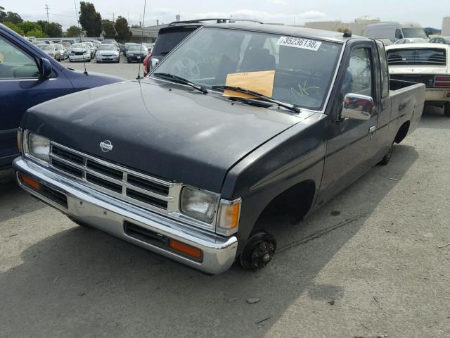 1N6SD16S3VC390820 - 1997 NISSAN TRUCK KING BLACK photo 2