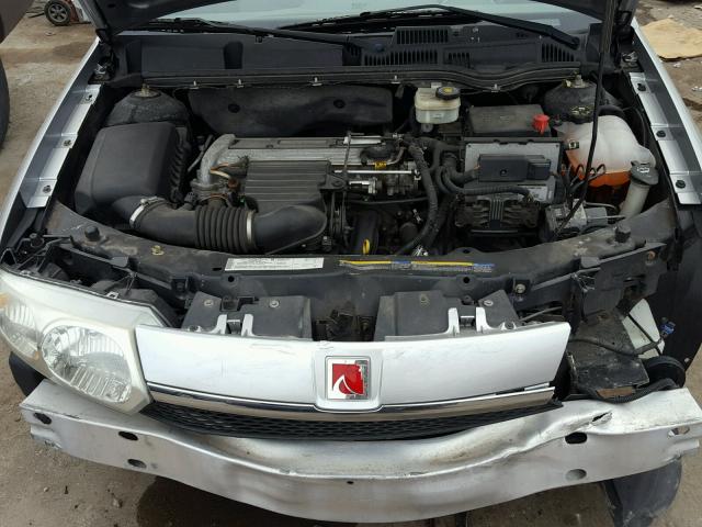 1G8AJ52F54Z215823 - 2004 SATURN ION LEVEL SILVER photo 7