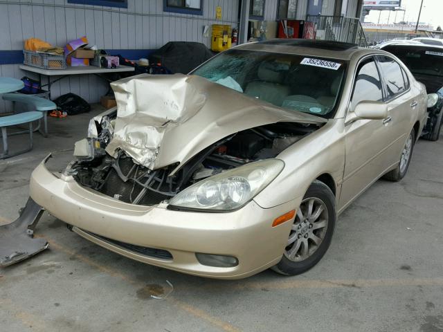 JTHBF30G130150451 - 2003 LEXUS ES 300 GOLD photo 2