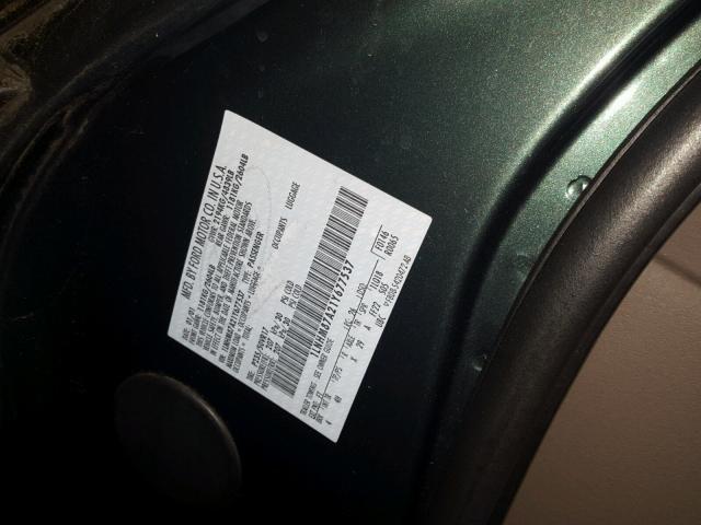 1LNHM87A21Y677537 - 2001 LINCOLN LS 绿色 照片 10