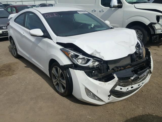 KMHDH6AH6EU024882 - 2014 HYUNDAI ELANTRA CO WHITE photo 1