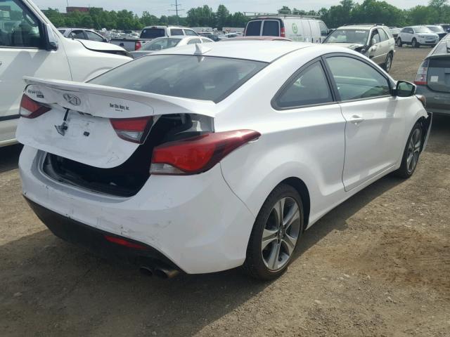 KMHDH6AH6EU024882 - 2014 HYUNDAI ELANTRA CO WHITE photo 4