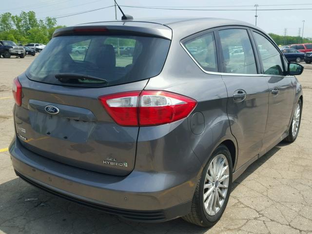 1FADP5BU2DL515778 - 2013 FORD C-MAX SEL GRAY photo 4