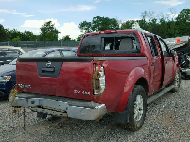 1N6AD0EV1HN771480 - 2017 NISSAN FRONTIER S RED photo 4