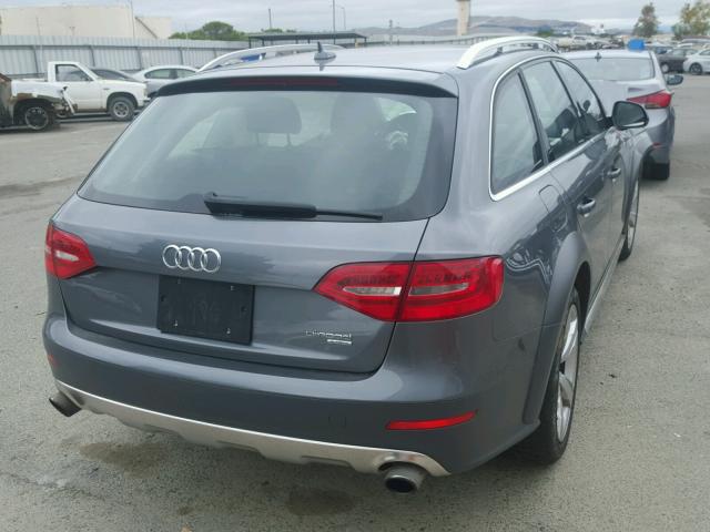 WA1UFAFL2DA219477 - 2013 AUDI A4 ALLROAD GRAY photo 4