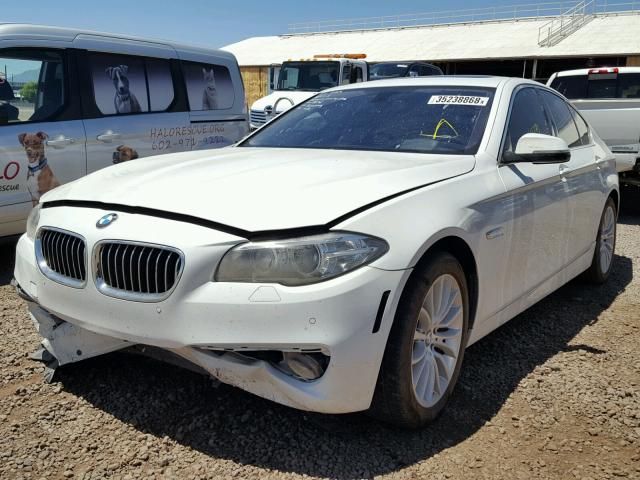 WBA5A5C55ED509876 - 2014 BMW 528 I WHITE photo 2