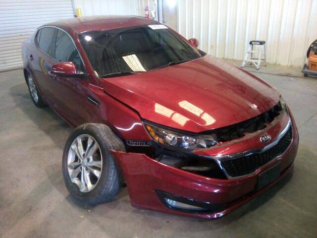 5XXGM4A78DG114354 - 2013 KIA OPTIMA LX RED photo 1