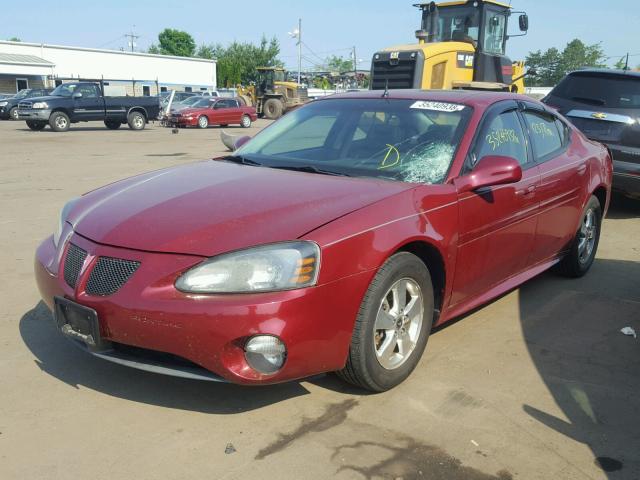 2G2WS522651139128 - 2005 PONTIAC GRAND PRIX RED photo 2