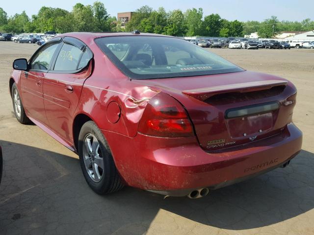 2G2WS522651139128 - 2005 PONTIAC GRAND PRIX RED photo 3